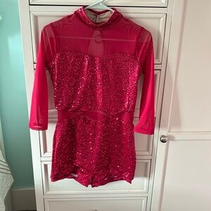 Worm once Weissman Hot pink leotard LA